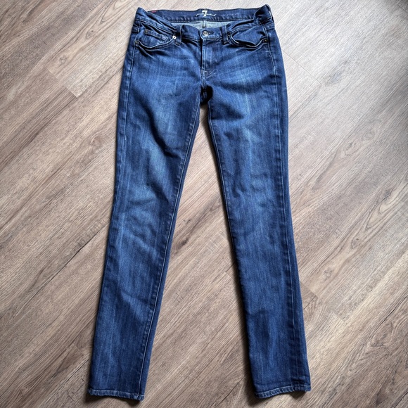 7 For All Mankind Denim - 7 For All Mankind Roxanne Blue Jeans - Size 28